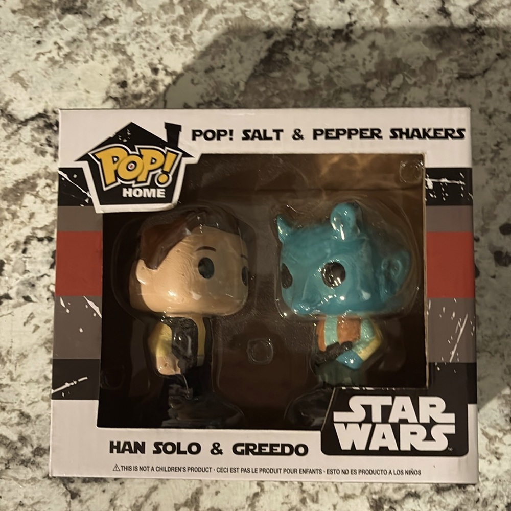 Funko Pop Home Han Solo and Greedo Salt Shaker Set